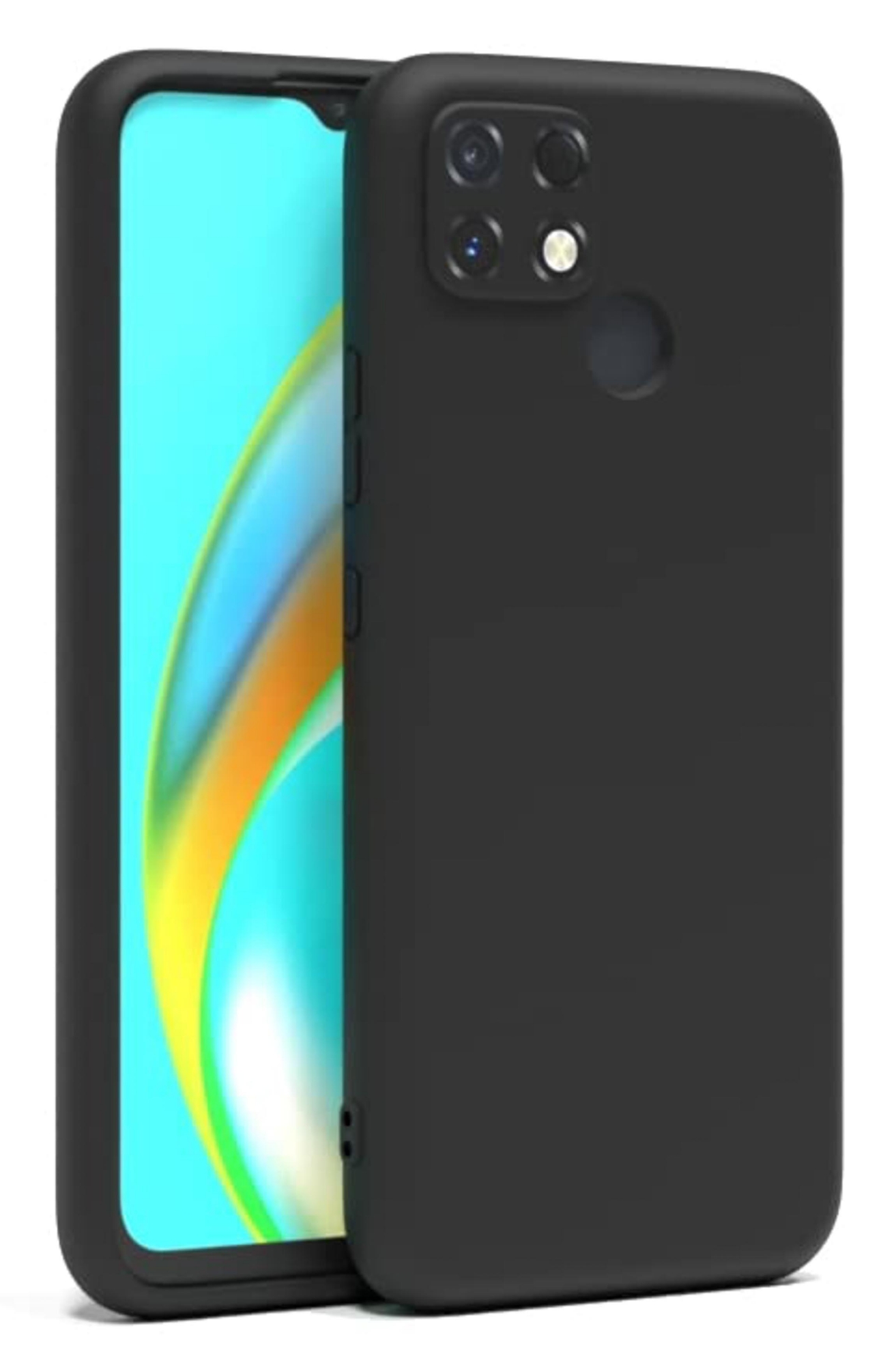 Picture of for realme c12 /c25 /c25s narzo 30a matt selicon back cover