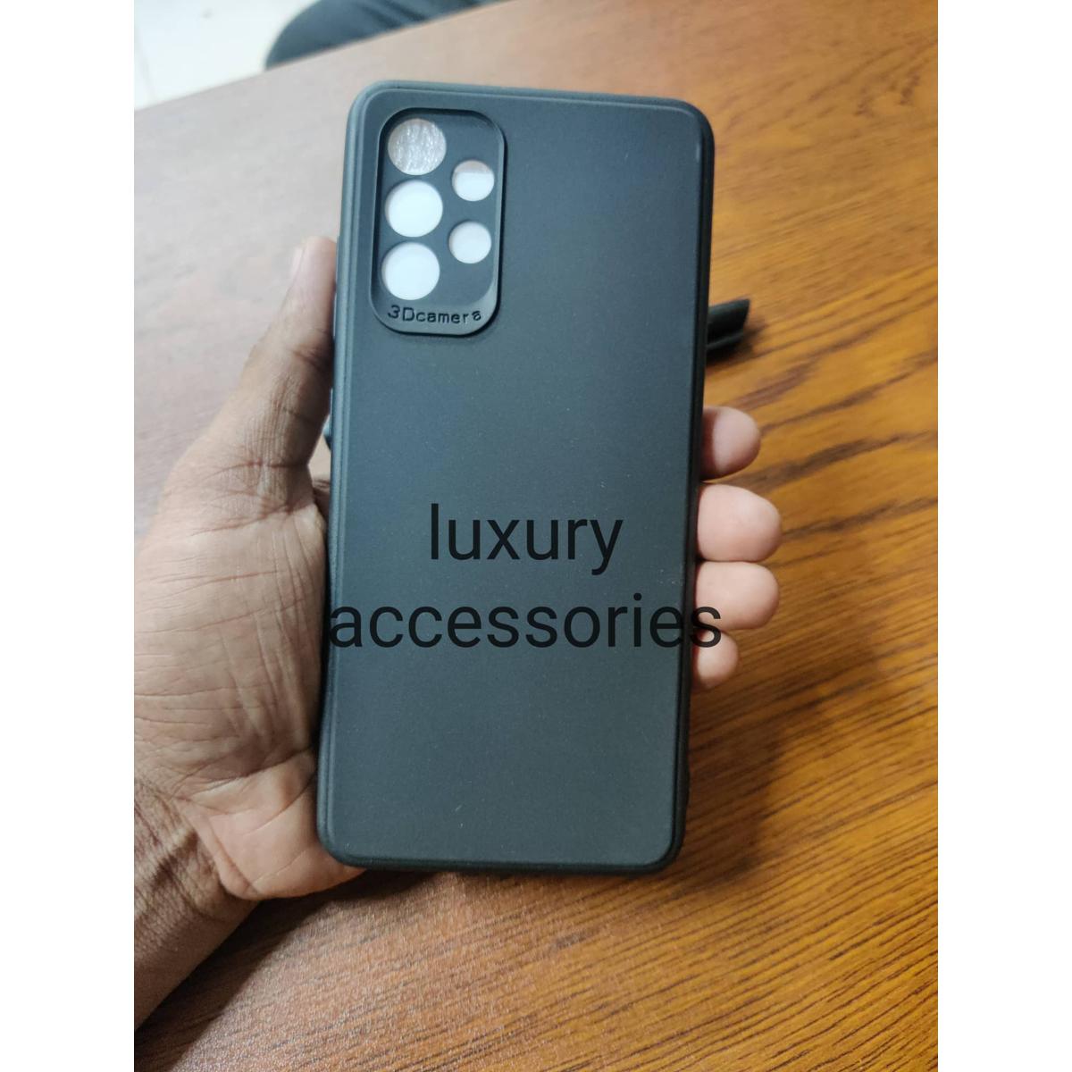 Picture of for sasmung galaxy a32 4g matt selicon black back cover