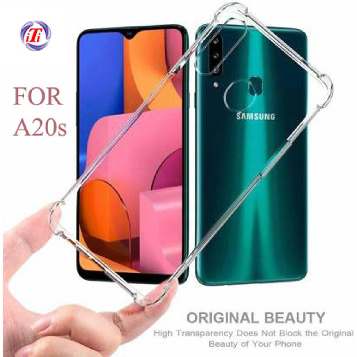 Picture of transparent back cover for samsung galaxy A20s