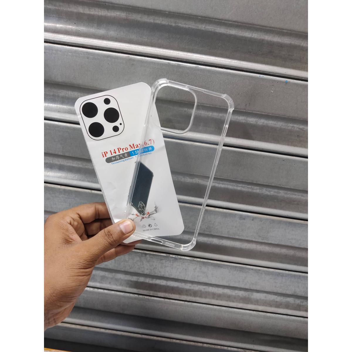 Picture of শকপ্রুফ i. phone 14 pro max tpu কেস-স্বচ্ছ (Back Case Cover For Smartphone)