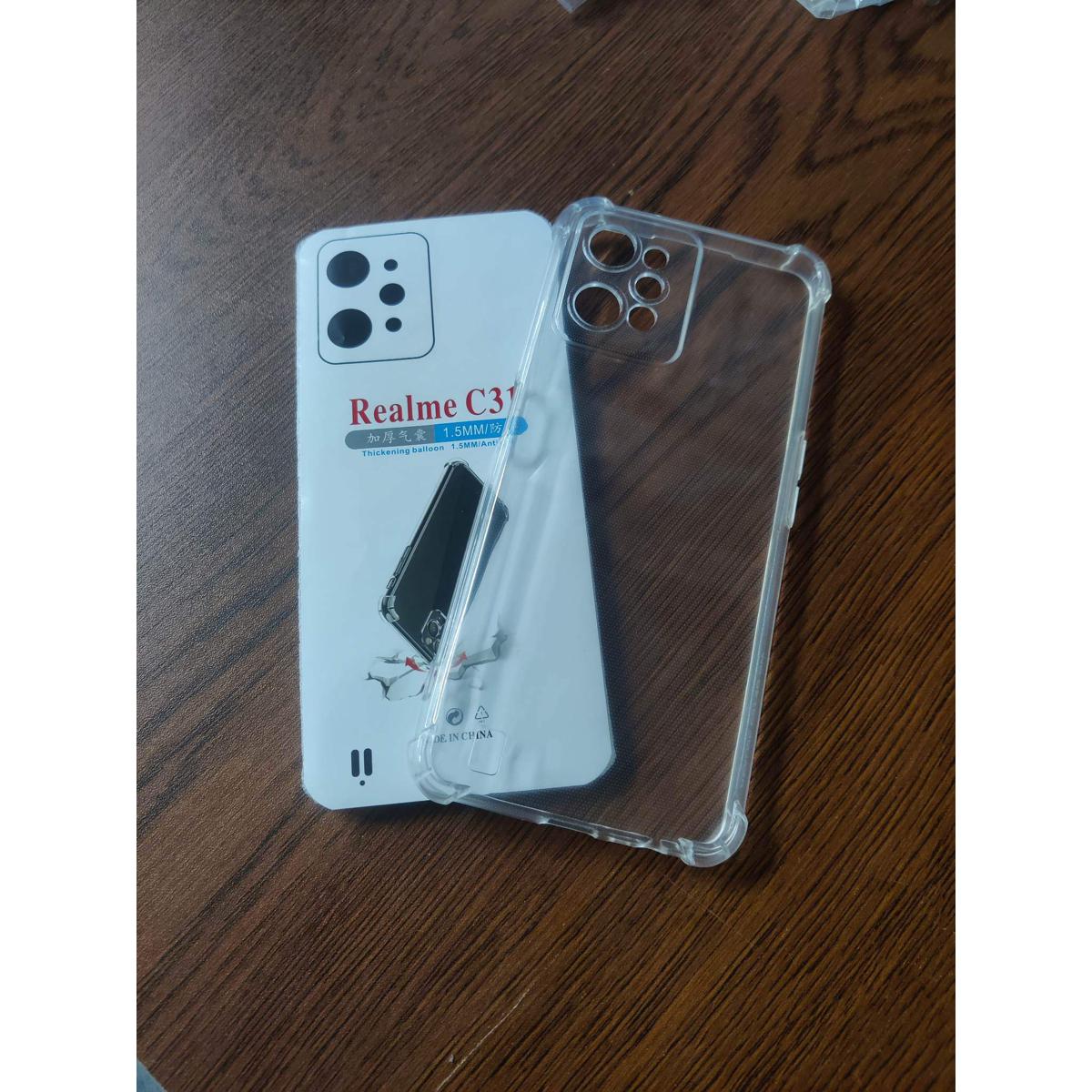 Picture of for realme c31 clear transparent back cover