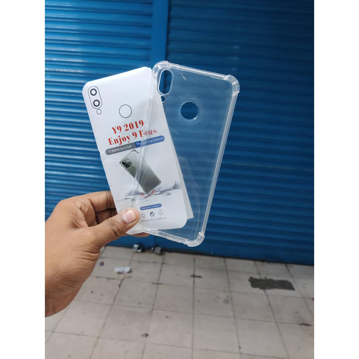 Picture of transparent back cover for huawei y9 2019