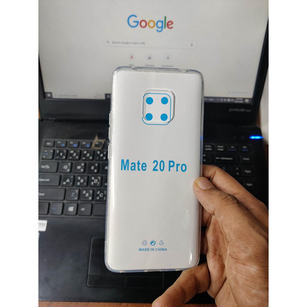 Picture of transparent back cover for huawei mate 20 pro