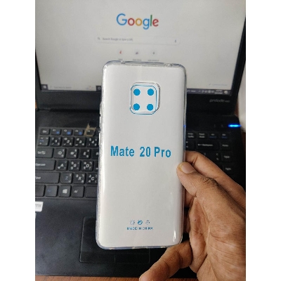 Picture of transparent back cover for huawei mate 20 pro