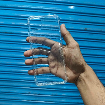 Picture of clear transparent back cover for realme c11