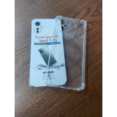 Picture of clear transparent back cover for tecno spark 9T/ Spark 9 pro
