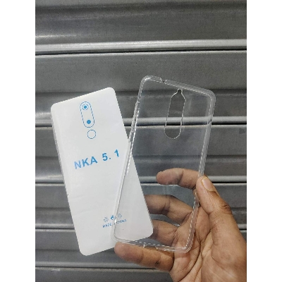 Picture of Clear Soft Transparent Flexible Back Cover For Nokia 5.1 - Phone Back Cover
