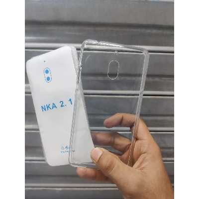 Picture of Clear Soft Transparent Flexible Back Cover For Nokia 2.1 - Phone Back Cover