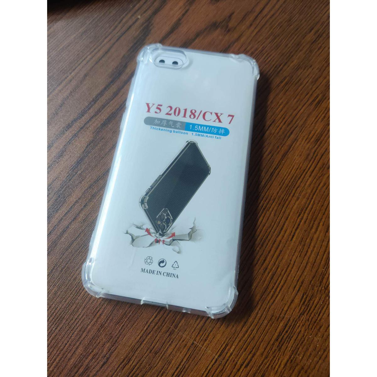 Picture of For Huawei Y5 2018 Shockproof Transparent liquid Cristal clear long time useable soft premium