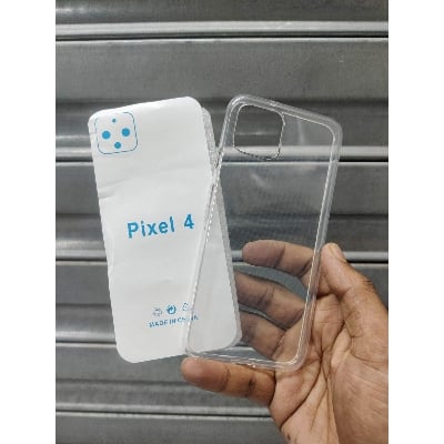 Picture of transparent back cover for Google Pixel 4
