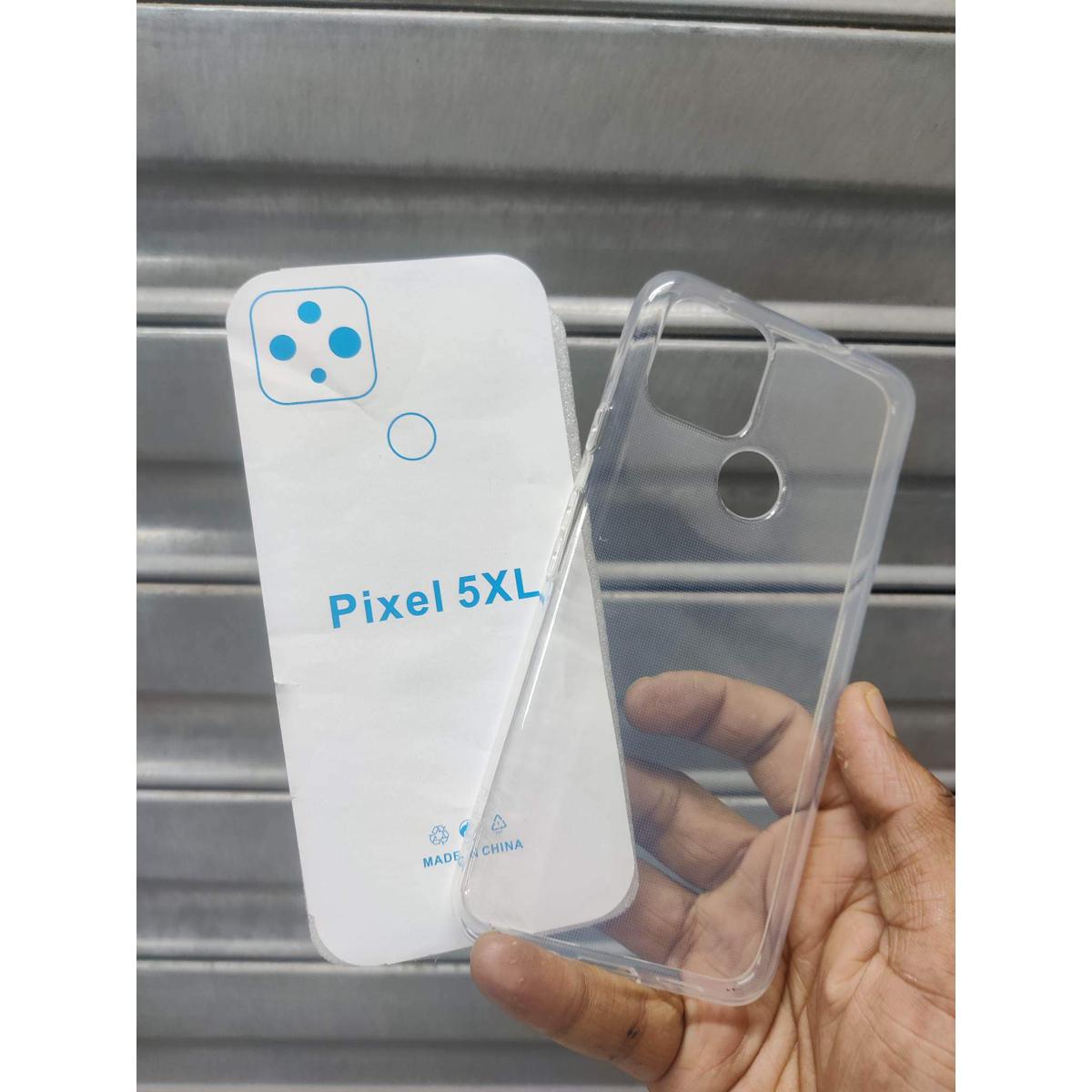 Picture of Google Pixel 5XL Transparent Clear Slim Soft Cover TPU Case