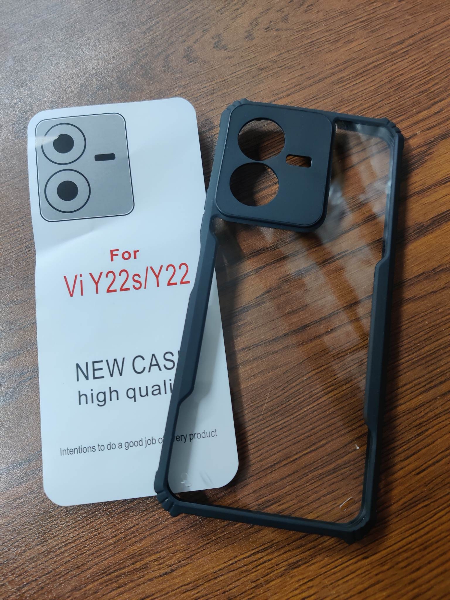 Picture of For vivo y22 /y22s Xundd Transparent Crystal Clear Case Ultra Thin Light Weight Trendy Stylish Slim Shockproof Bumper Camera Protective Cover