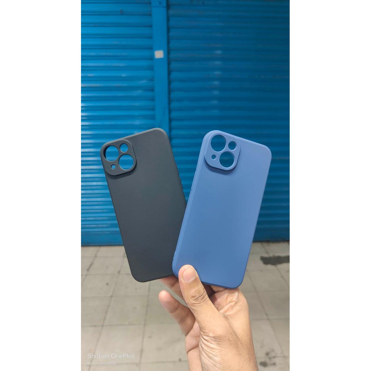 Picture of Iphone 14 এর জন্য লাক্সারি সিলিকন প্রটেক্ট ব্যাক কভার সফট কেস (Back Case Cover For Smartphone)