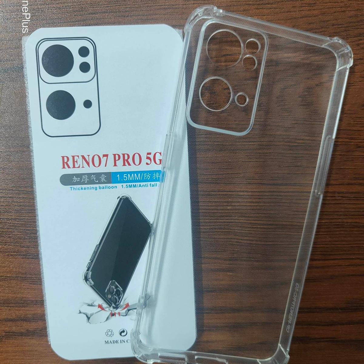 Picture of TRANSPARENT BACK COVER FOR OPPO RENO 7 PRO 5G