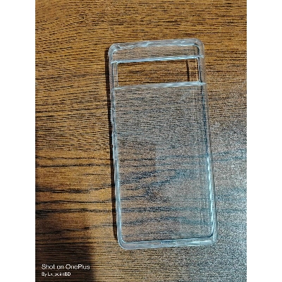 Picture of transparent back cover for google pixel 7 pro