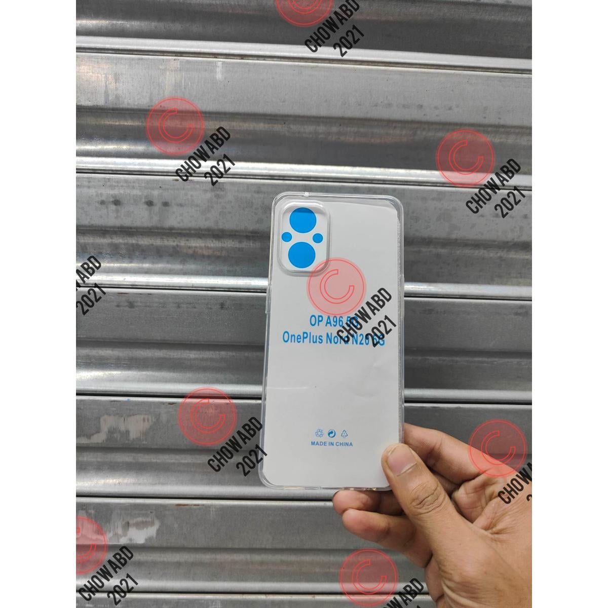Picture of TRANSPARENT BACK COVER FOR OPPO A96 5G/OPPO F21 PRO 5G/ONE PLUS NORD N20 5G