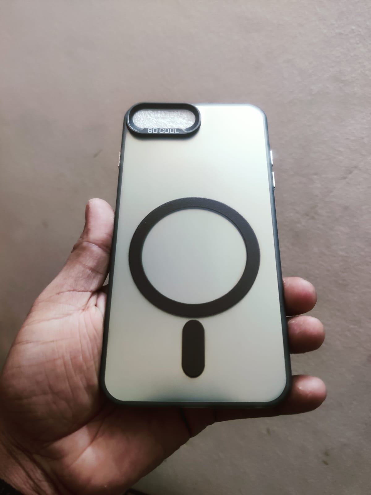 Picture of For Iphone 7 Plus / Iphone 8 Plus Cover -Electroplating Borders Logo Hole Camera Lens Protection Soft Silicone Case - Redmi Note 11 Back Cover (Back Case Cover For Smartphone)