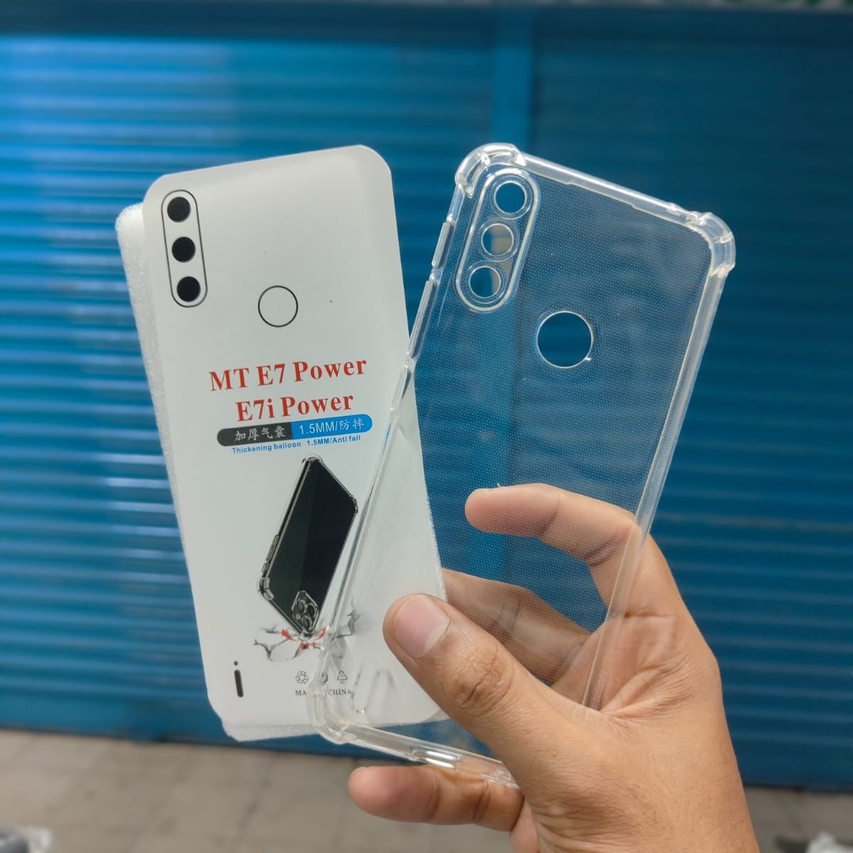 Picture of Motorola E7 Power/motorola e7i power Premium Silicone Case Crystal Clear Soft TPU Ultra-Thin Transparent Flexible Protective Mobile Phone Back Cover