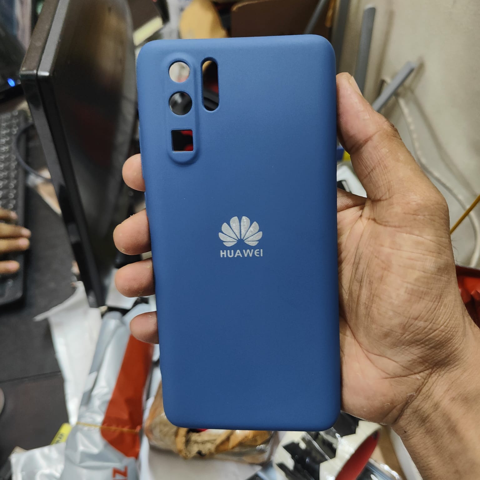 Picture of Huawei P30 Pro Back Cover Transparent Extra Bumper Anti Shock Soft Crystal Clear Cover For Huawei P30 Pro