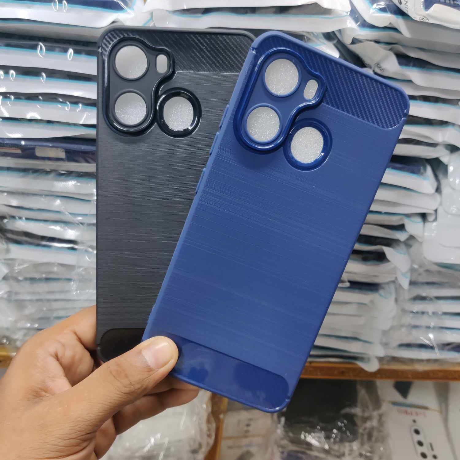 Picture of For Itel P40 Heavy Strong Liquid Silicone Soft Gel Rubber Shockproof Cover Case For Itel P40 Phone Back Cover