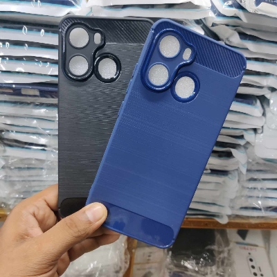 Picture of For Itel P40 Heavy Strong Liquid Silicone Soft Gel Rubber Shockproof Cover Case For Itel P40 Phone Back Cover