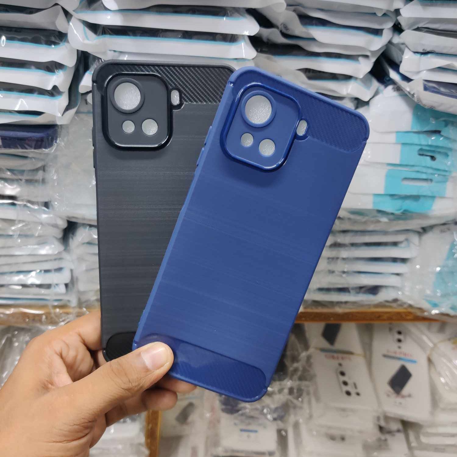 Picture of For Symphony Z47 New Generation Spigen Silicone Fit Designed Soft Gel Rubber Shockproof Back Case Phone Back Cover