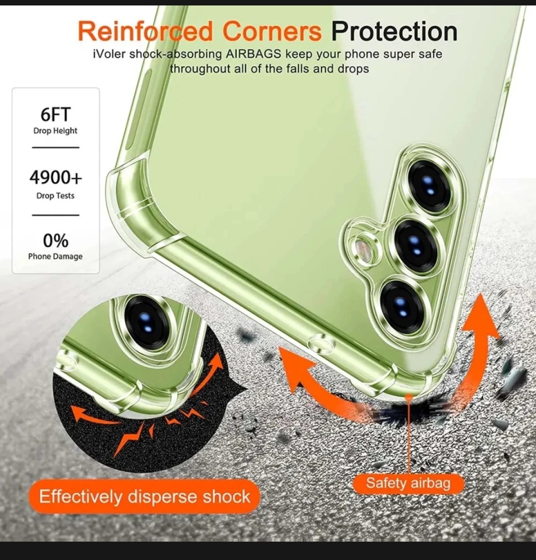 Picture of For Samsung Galaxy A24 /A25 soft shock proof clear transparent back cover