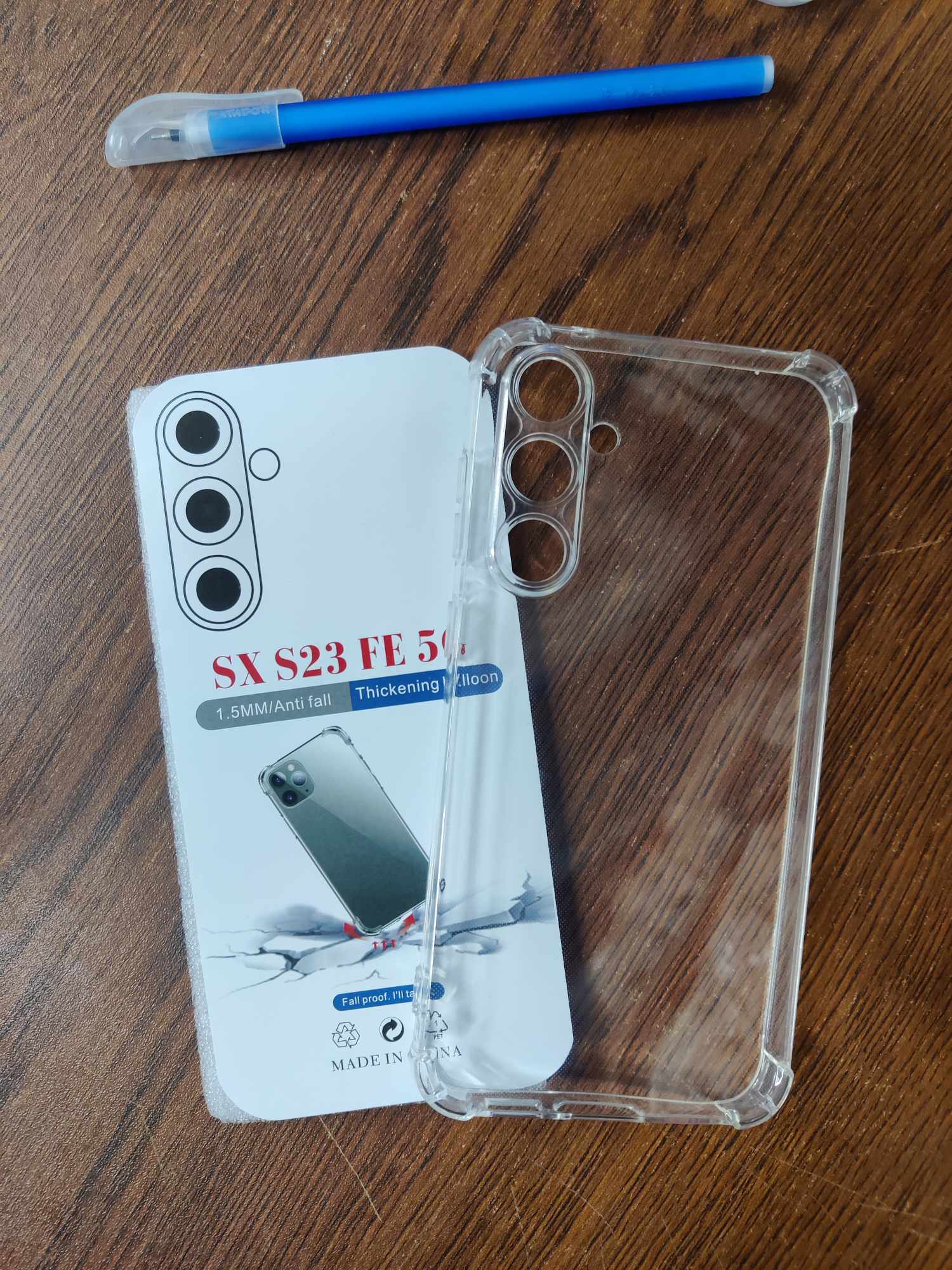 Picture of for samsung galaxy S23FE SOFT CLEAR transparent back cover