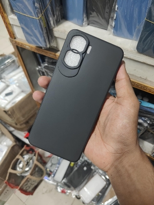 Picture of For Honor 90 Lite 5G Premium Silicone Luxury Soft Casing Silicone Square Frame Phone Case