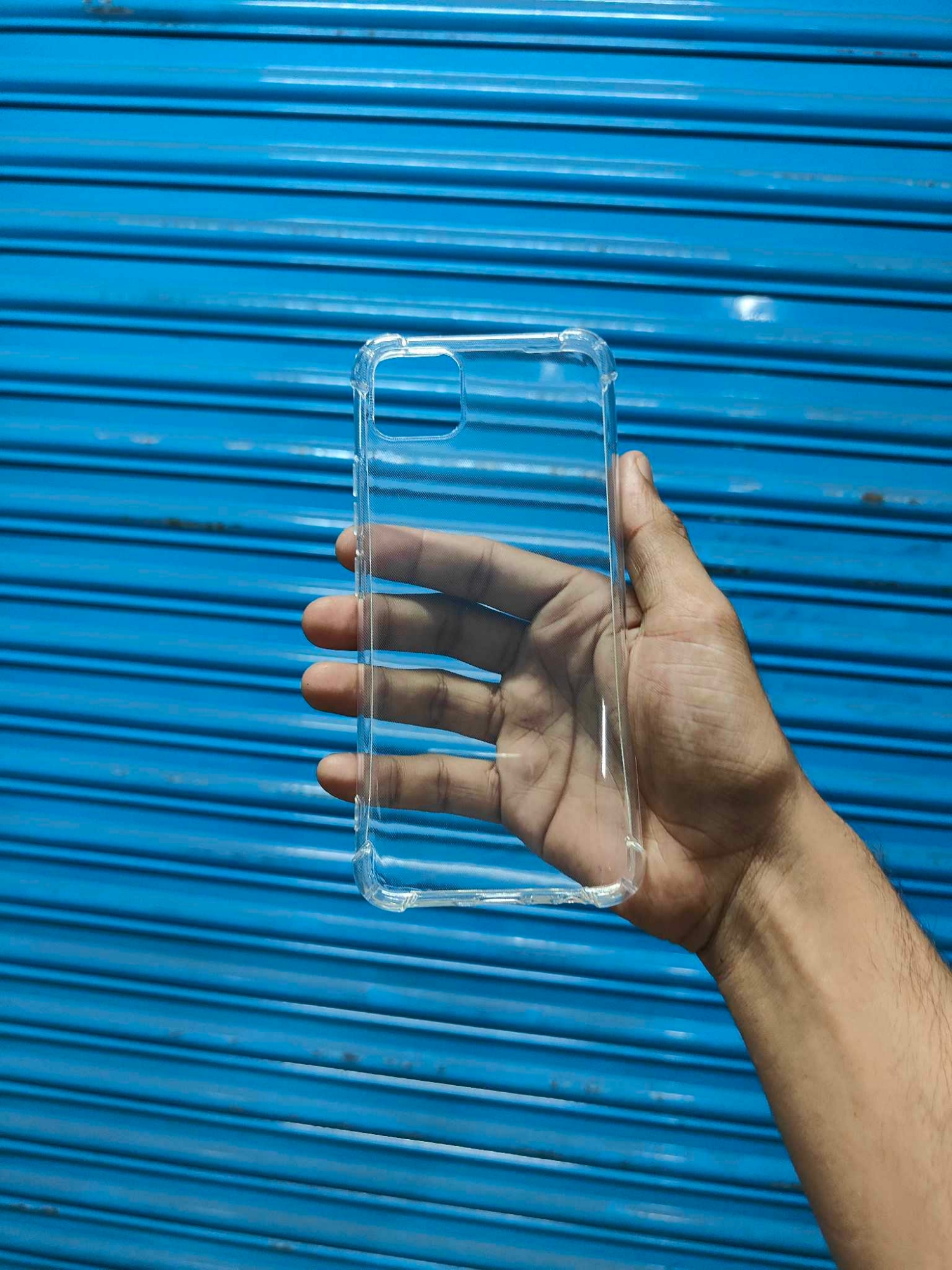 Picture of For Realme C11 Silicone Airbag cover Shockproof Transparent Protective Clear Back Cover TPU Case
