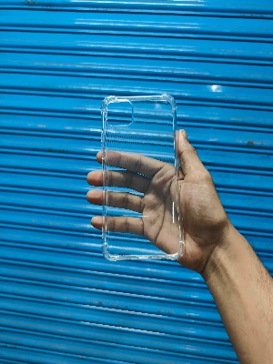 Picture of For Realme C11 Silicone Airbag cover Shockproof Transparent Protective Clear Back Cover TPU Case