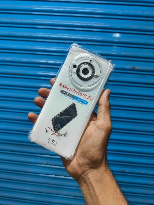 Picture of For Realme 11 pro plus 5G Silicone Airbag cover Shockproof Transparent Protective Clear Back Cover TPU Case