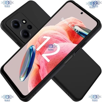 Picture of for Redmi Note 12 4G Back Cover Solid Color Multicolor Liquid Silicone Square Phone Case Camera Protection Cases