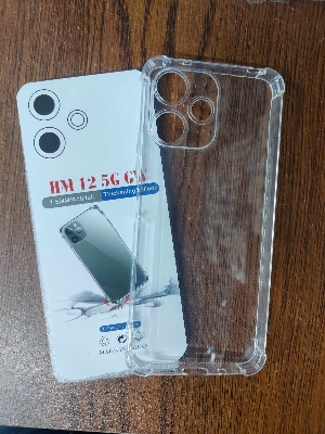 Picture of for redmi 12 5g / redmi note 12R SOFT CLEAR TRANSPARENT BACK COVER