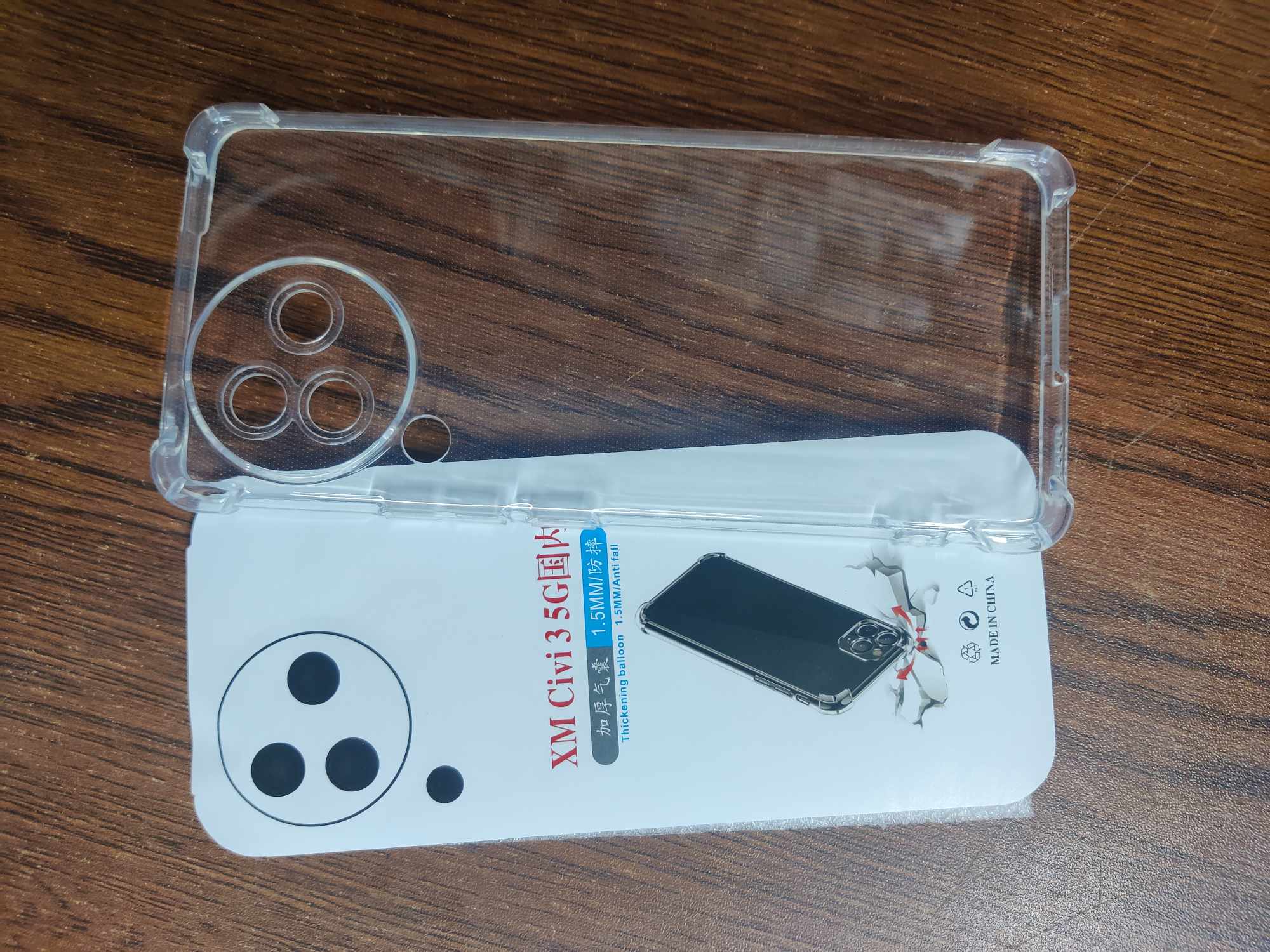 Picture of Shockproof Airbag Case For Xiaomi Civi 3 Soft Silicone Transparent Phone Back Cover For Xiaomi Civi 3 2 Coque