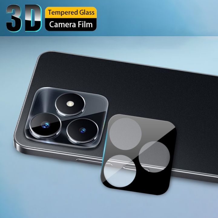Picture of For realme c53 / narzo n53 Shield Latest Generation Curvy Border Glass Membrane HD Tempered Glass Camera Full Lens Protector