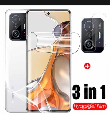 Picture of 3IN1 COMBO PACK FOR XIAOMI 11T / 11T PRO BACK POLY CAMERA LENS SCREEN PROTECTOR