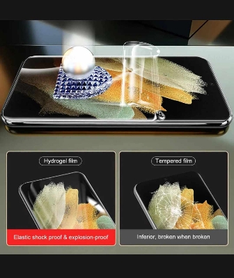 Picture of 3in1 combo pack for samsung galaxy s21 ultra / s22 ultra / s23 ultra back poly camera lens screen protector