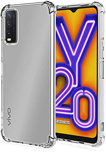 Picture of Vivo_Y20 Antishock Soft Bumper Air Bag Cushions Drop Resistance Transparent TPU Case Silicone Back Cover For Vivo Y20