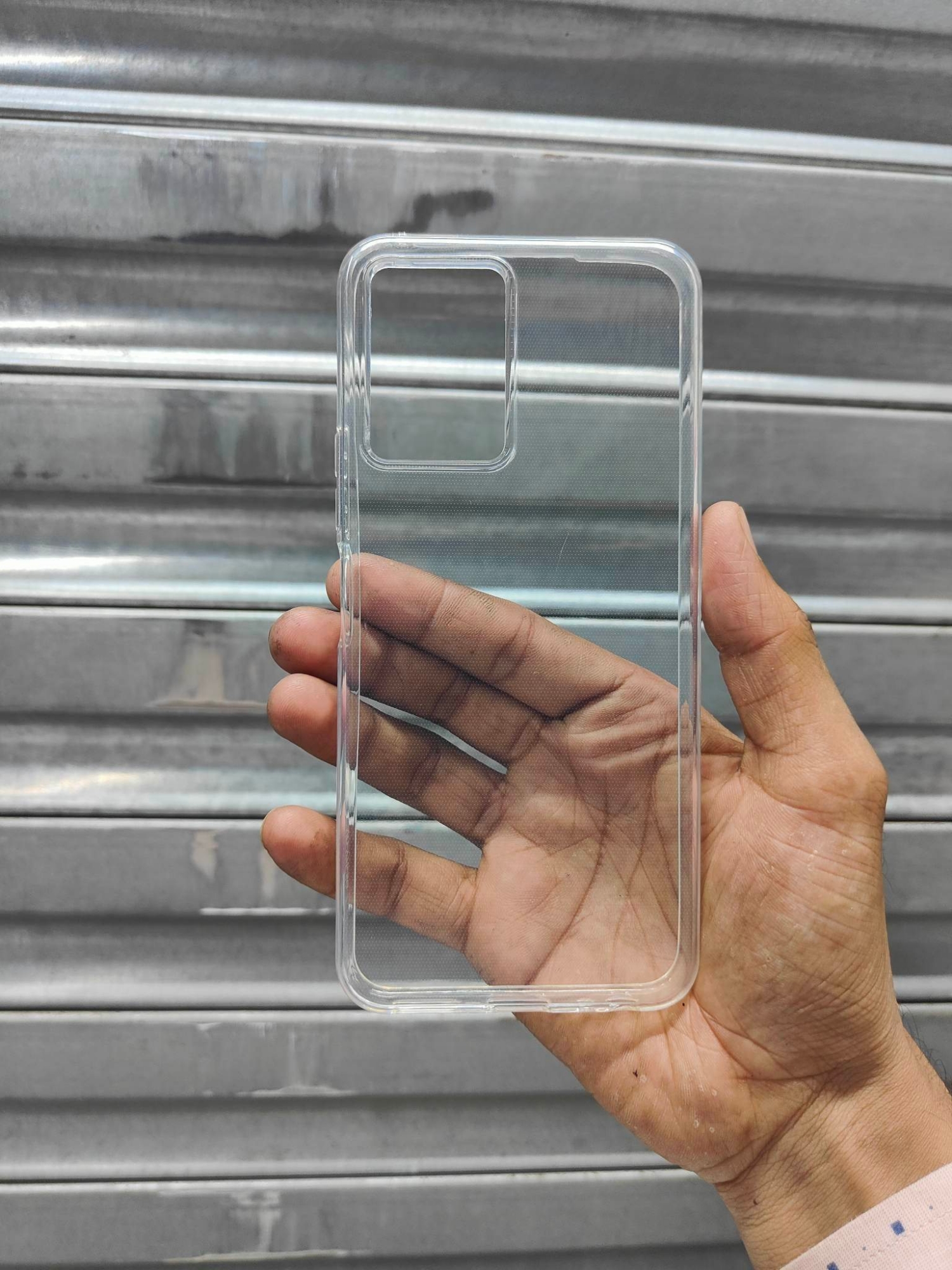 Picture of transparent back cover for vivo t1 5g/vivo y55 5g/vivo y75 5g