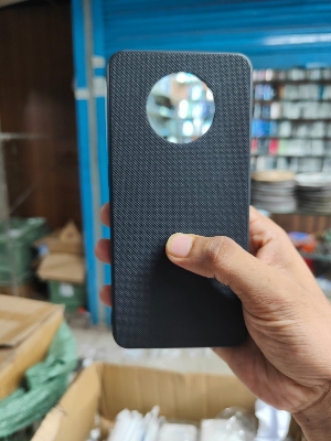Picture of For One Plus 7T Case Silicone Matte Carbon Fiber Back Cover -Back Cover