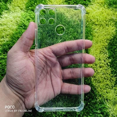 Picture of Realme C12 / C25 / C25s / Narzo 20 / Narzo 30A Premium Silicone TPU Ultra-Thin Transparent Flexible Protective Mobile Phone Back Cover
