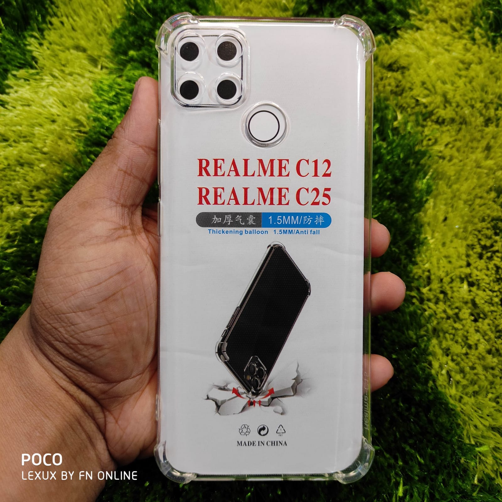 Picture of Realme C12 / C25 / C25s / Narzo 20 / Narzo 30A Premium Silicone TPU Ultra-Thin Transparent Flexible Protective Mobile Phone Back Cover