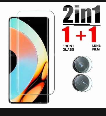 Picture of 2IN1 COMBO PACK FOR REALME 10 PRO PLUS CAMERA LENS PROTECTOR SCREEN PROTECTOR