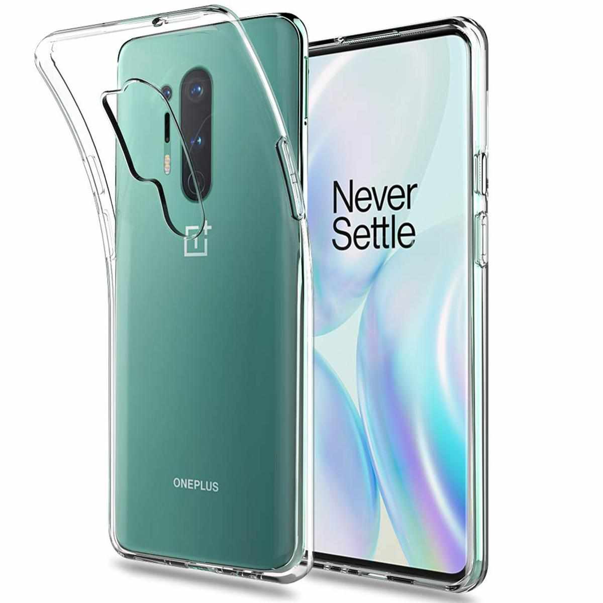 Picture of for one plus 8 pro  soft clear transparent  back cover