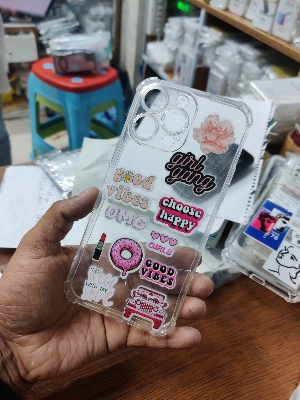 Picture of for iphone 13 pro max soft clear transparent back cover -Back Cover