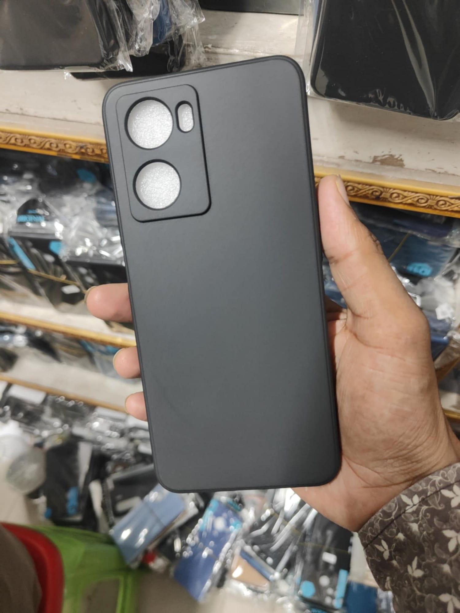 Picture of for OPPO A77s oppo A57 4G Shockproof Anti-Slip Soft TPU Sandstone Matte Back Case Cover
