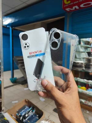Picture of for oppo reno 8t 4g clear transparent back cover