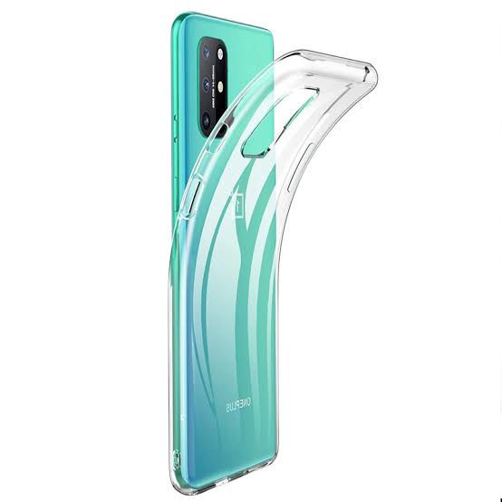 Picture of for one plus 9r / one plus 8t soft clear transparent back cover