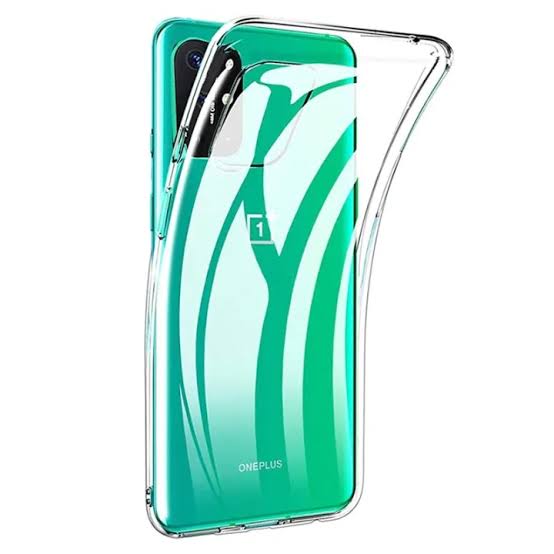 Picture of for one plus 9r / one plus 8t soft clear transparent back cover